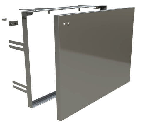 KEMPER Einbaurahmen u. Wechseldeckel für KHS Hygienespülung