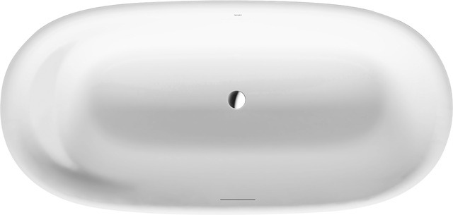 DU Cape Cod BW Oval 1855x885,Freist., Nahtl.Verkl.,inkl.FG/Ab-Ü.Gar.,Weiß Matt
