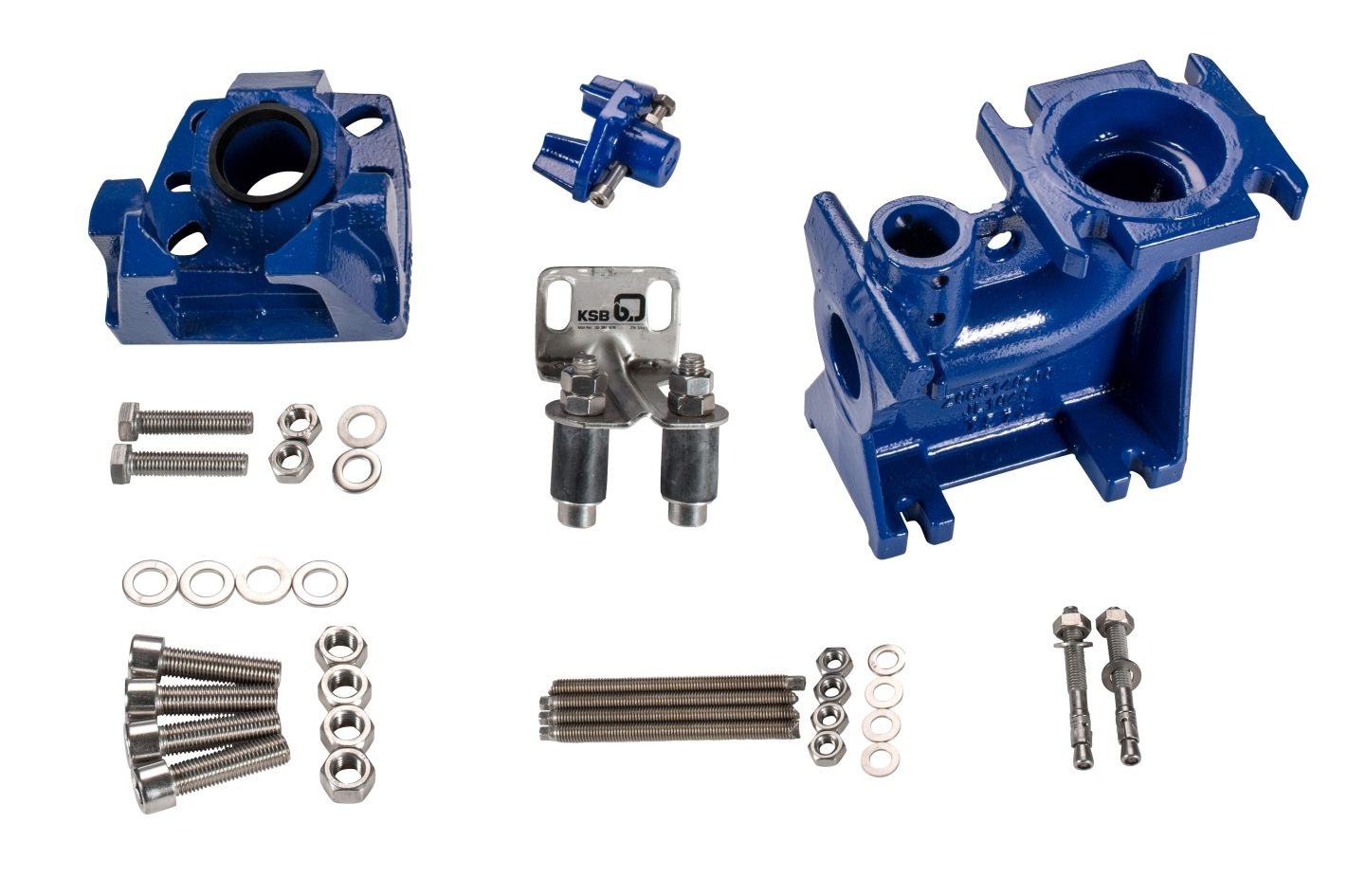 KSB Aufstellset stationär 2 Stangen DN 65/80, DN 3_ASME, NBR 60