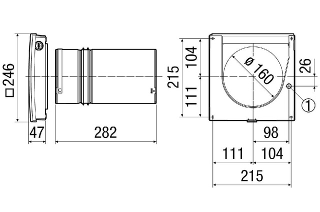 Maico Endmontage-Set PP 45 O Objektversion