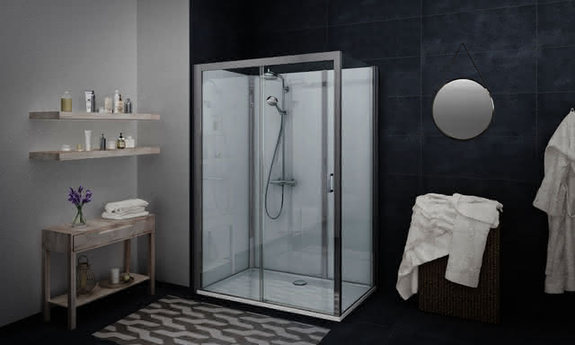 Roth Komplettdusche Vinata Spirit Eck Hoch anthrazit 1160x677 ESG Flow