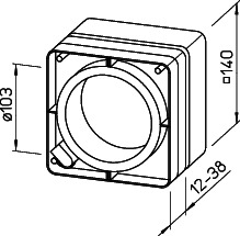 HELIOS Fenstereinbausatz FES 90