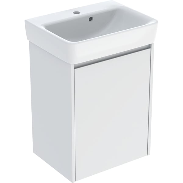 Geberit Renova Plan Set HWB mit US, 1 Tür 50x69,7x38cm, weiß/l. seidenmatt