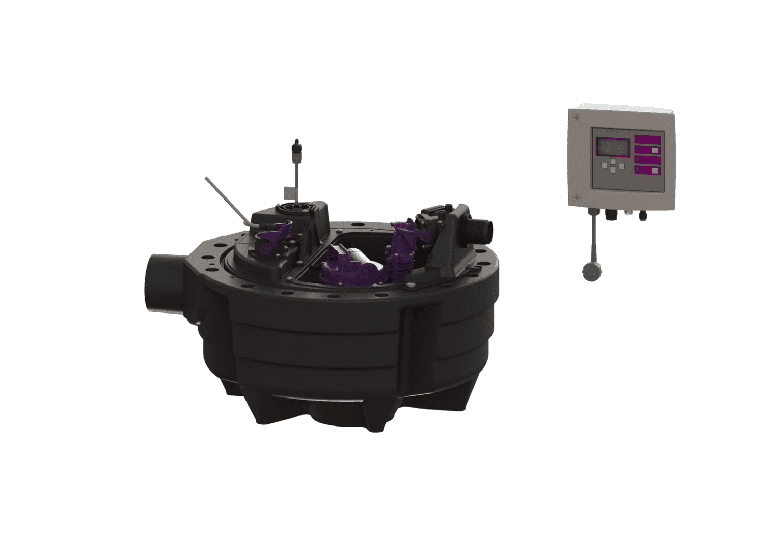KESSEL-Hebeanlage Aqualift F Compact Mono, SPZ 1000, resistant, freie Aufst.