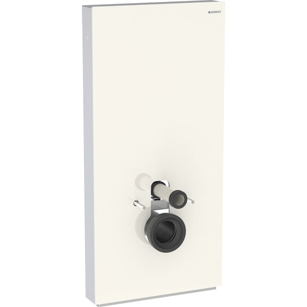 Geberit Monolith Plus Sanitärmodul f. WWC 101cm, Glas sand-grau /Aluminium