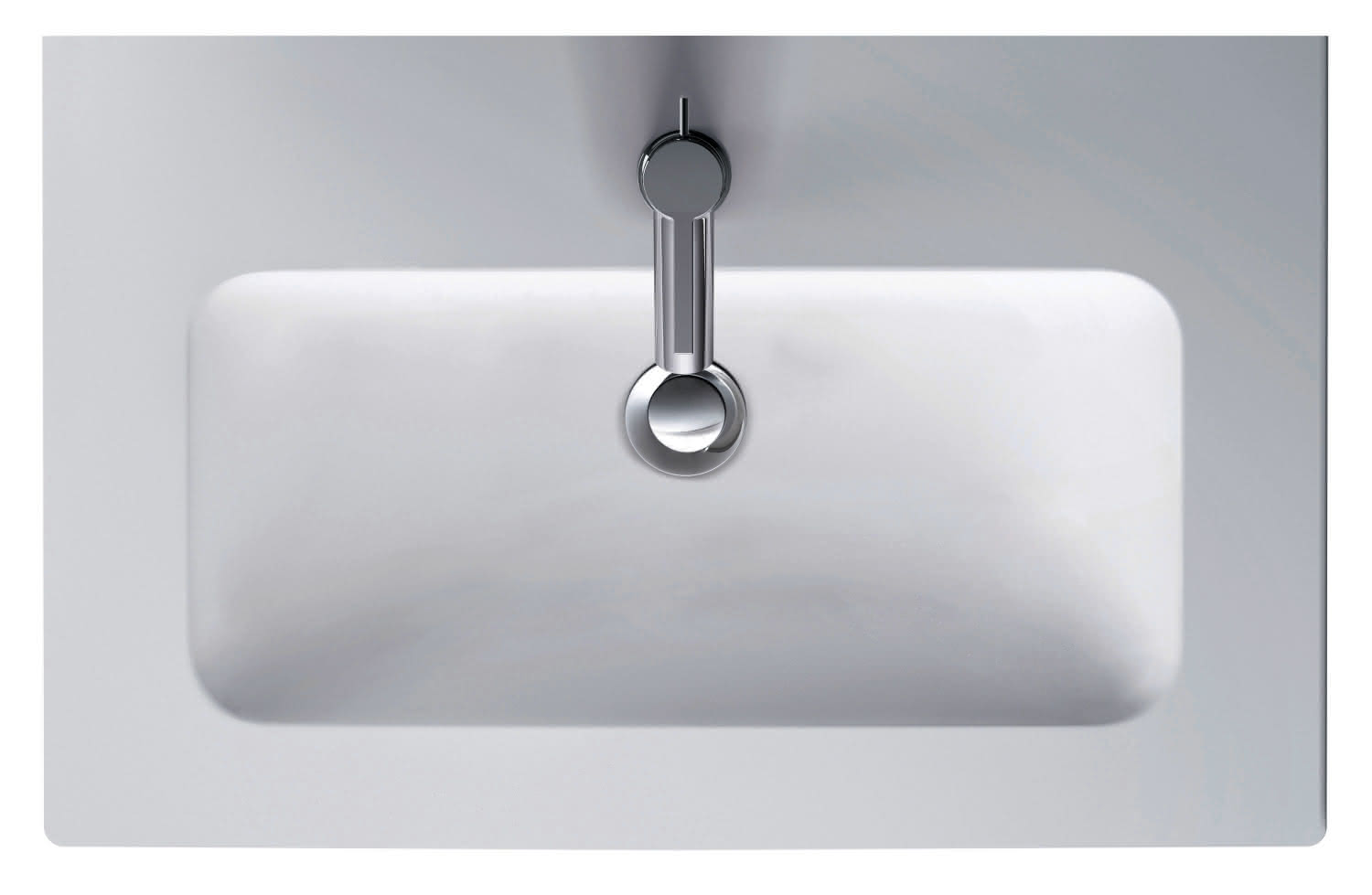 DU MWT compact ME by Starck 630mm, Weiß Seidenmatt, mit ÜL, mit HLB, 1 HL, WG