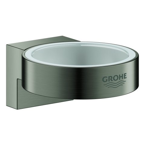 GROHE Halter Selection 41027 für Glas/Seifenspender hard graphite geb.