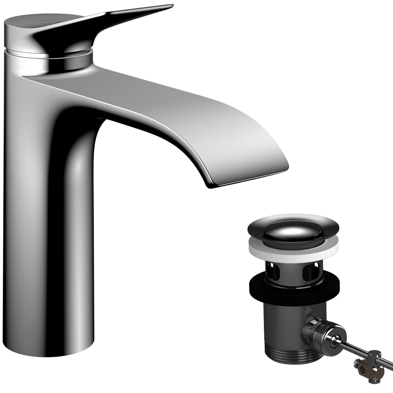 Hansgrohe Waschtischmischer 110 Vivenis CoolStart mit Zugstangen-Ablaufg.chrom