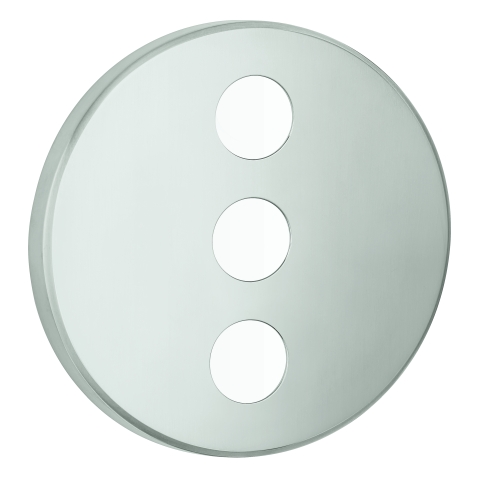GROHE Rosette 48366 rund für SmartControl supersteel
