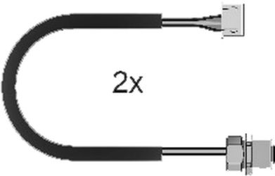 KSB Zubehörsatz M12-Kit 2 Kabel mit M12 Buchse