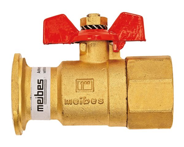 Flamco Kugelhahn mit Schwerkraftbremse 1 1/4" Flansch x 1 1/4"IG, Luftschleuse Flamco Kugelhahn mit Schwerkraftbremse 1 1/4" Flansch x 1 1/4"IG, Luftschleuse