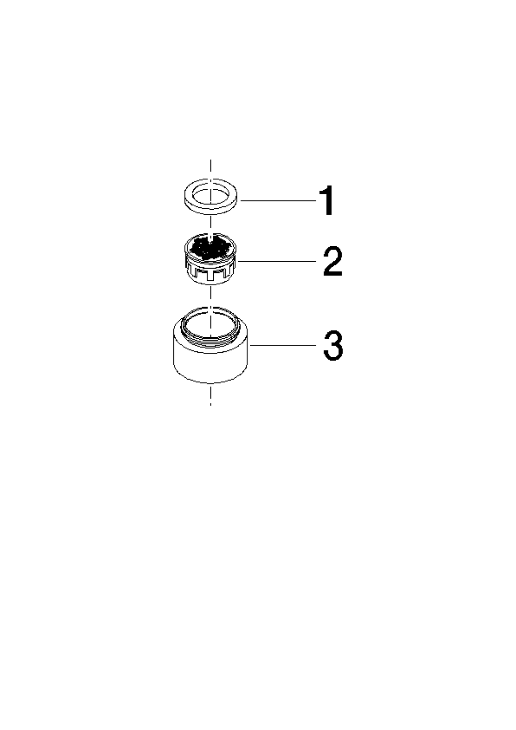 DO Luftsprudler ERSATZTEILE 90230104303 M24x1 Chrom