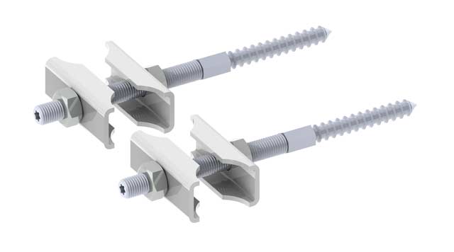 Zehnder Zubehör Set TSK, 2xTSK130 L=130 mm, Sonder-Lack