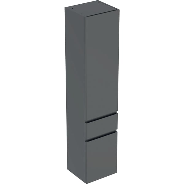 Geberit Renova Plan Hochschrank m. 2 Türen 1 Schublade, 39x180x36cm, lava Geberit Renova Plan Hochschrank m. 2 Türen 1 Schublade, 39x180x36cm, lava