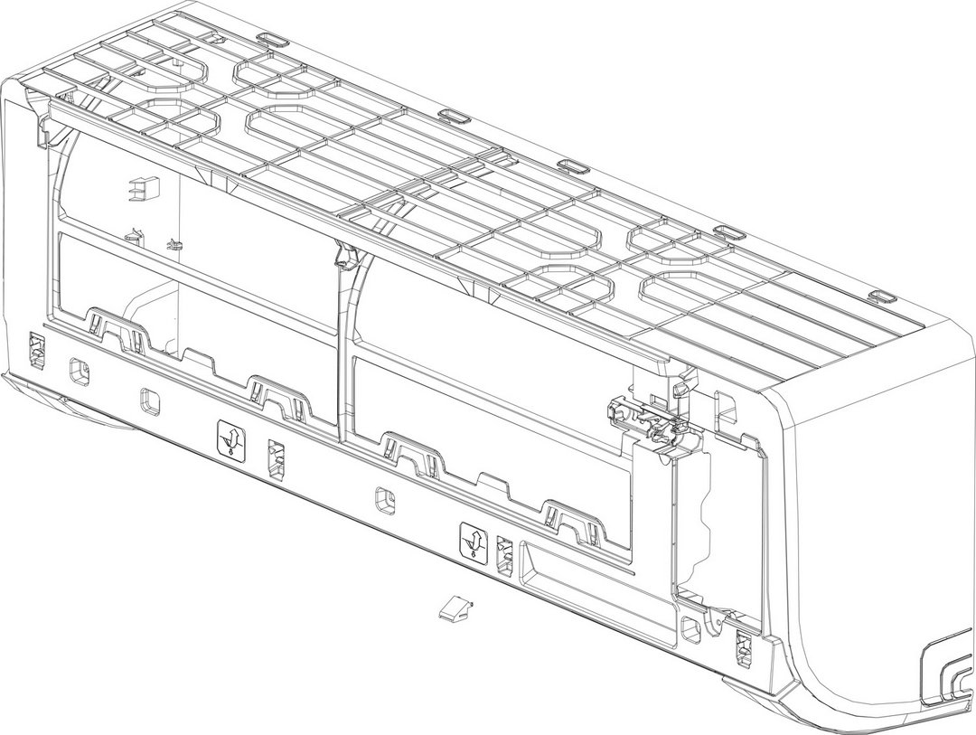 BOSCH Ersatzteil TTNR: 8750501659 Rahmen