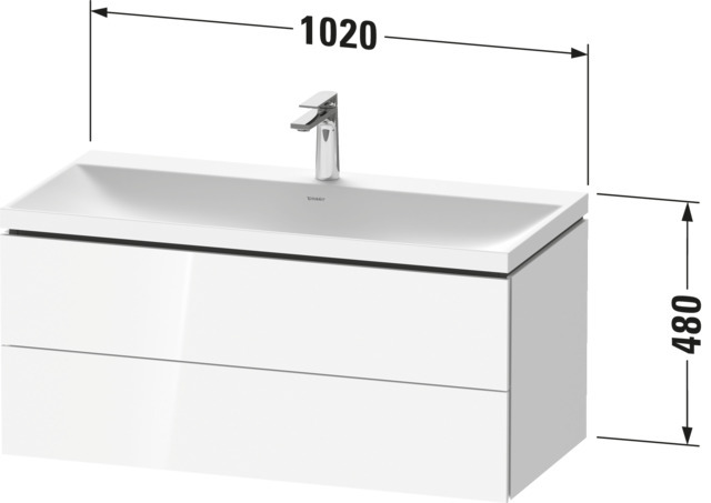 Duravit LCU c-s WH 1000x480x480 In MWT Sc 2 E: o. R.Ek Glo T-o Te In Ron Fr Na Ei Mt