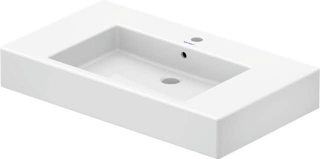 DU Möbelwaschtisch Vero 850 mm mit ÜL, mit HLB, 1 HL, weiß