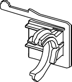 TECE-Füllventilhalter F 10 für Octa-Spülkasten, 8 cm