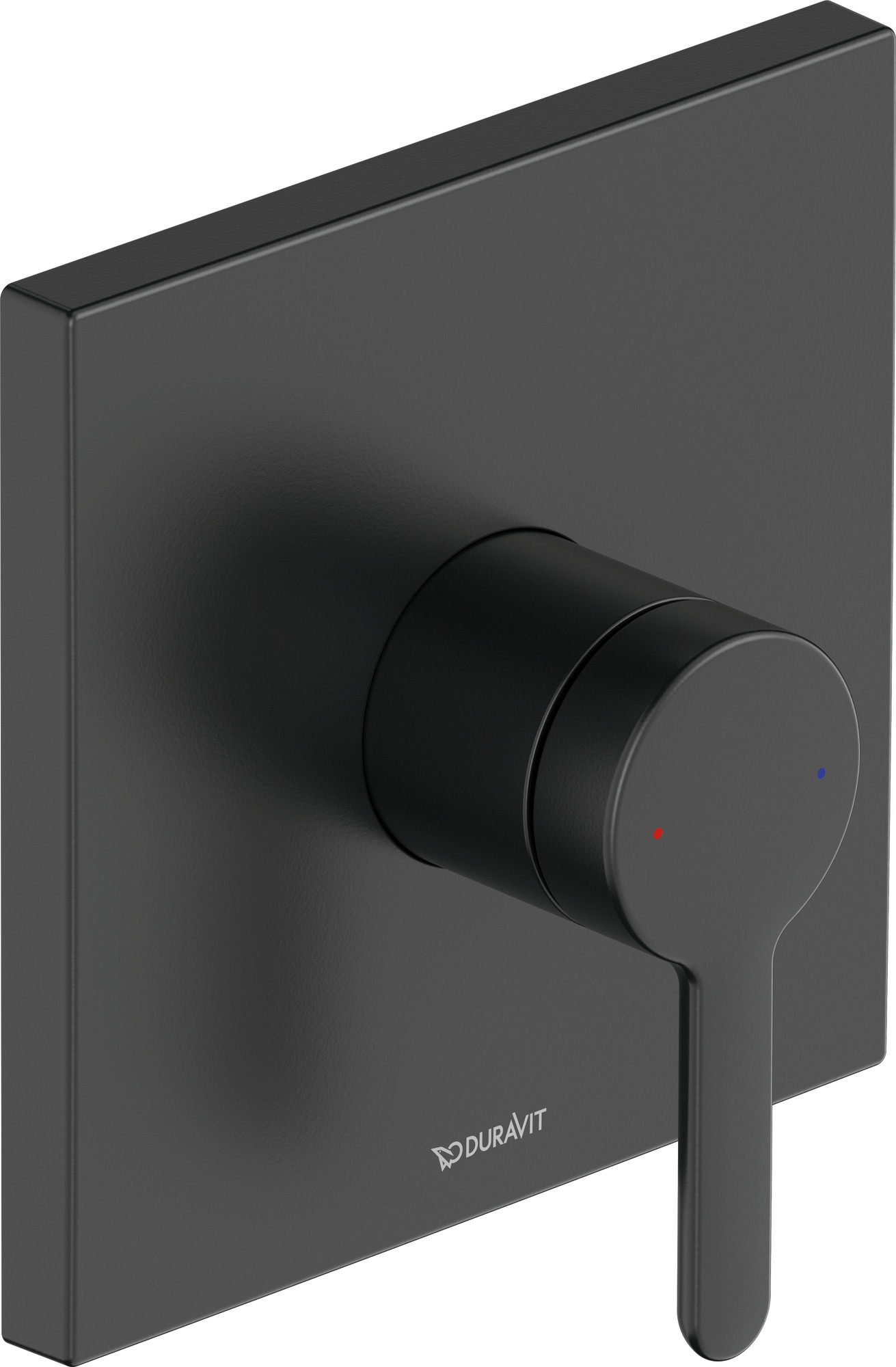 Duravit C.1 Einhebel Brausemischer UP,Eckig Keramikmischsystem, Schwarz Matt