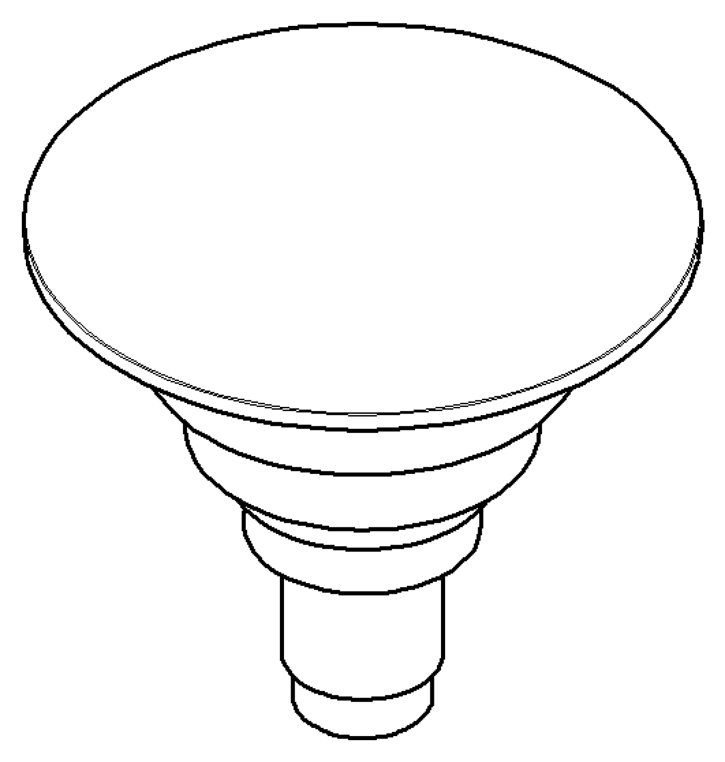 DO Stopfen ERSATZTEILE 04312009600 D 63 x 55 mm Platin gebürstet