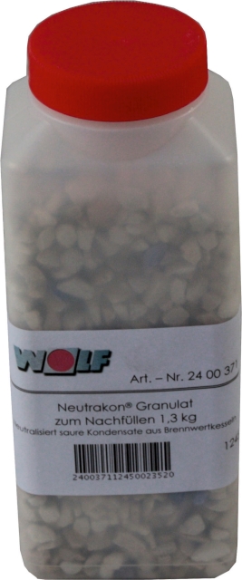 Wolf Neutralisationsgranulat 1,3kg Nachfüllpackung, Gasbrennwert