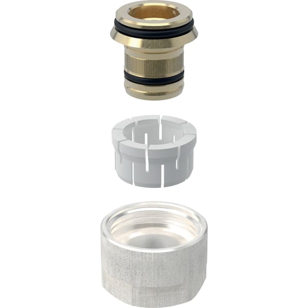 Geberit FlowFit Anschlussverschr. für Eurokonus d16-EuG3/4 Geberit FlowFit Anschlussverschr. für Eurokonus d16-EuG3/4