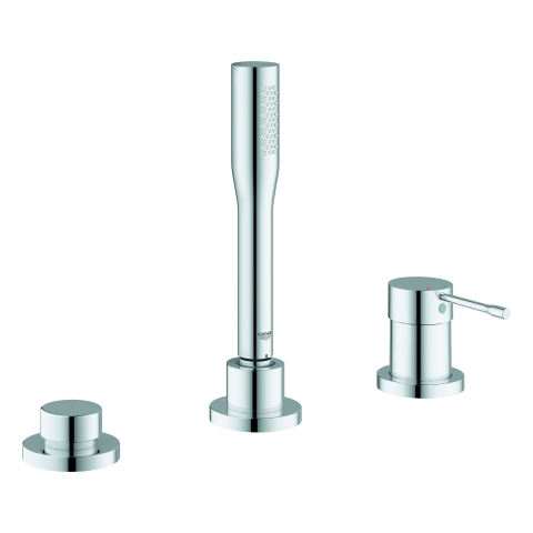 GROHE 3-Loch-EH-Wannenkombin. Essence 19976_1 mit Handbrause Euphoria C chrom