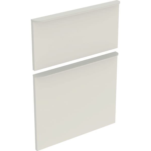 Geberit Set Schubladenfronten f. Smyle eckig für Seitenschrank B:45cm, sand-grau