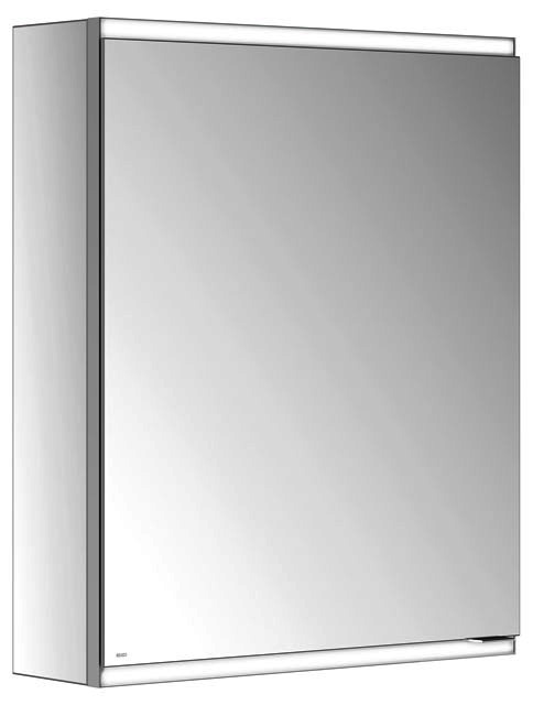 KEUCO Royal Modular 2.0 SPS, bel. 80001, Vorb,1Steckd,sb-elox,600x700x160mm