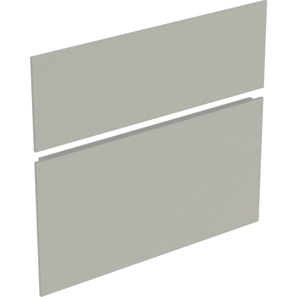 Geberit Set Schubladenfront für Xeno2 US 2 Schubladen, Breite WT 60 cm, greige