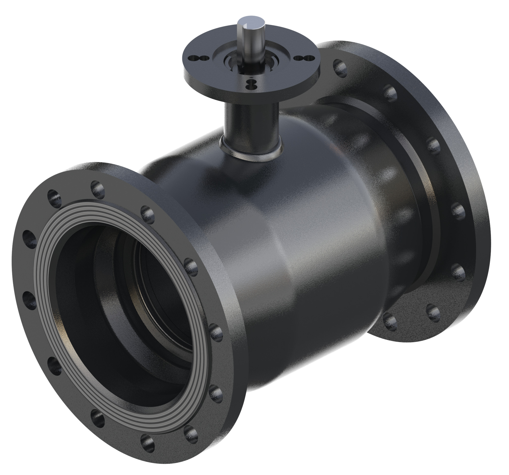 Danfoss Kugelhahn JIP125.10A ISO-Flansch o. Handr. DN150 Kvs1900m3/h PN25 FL/FL
