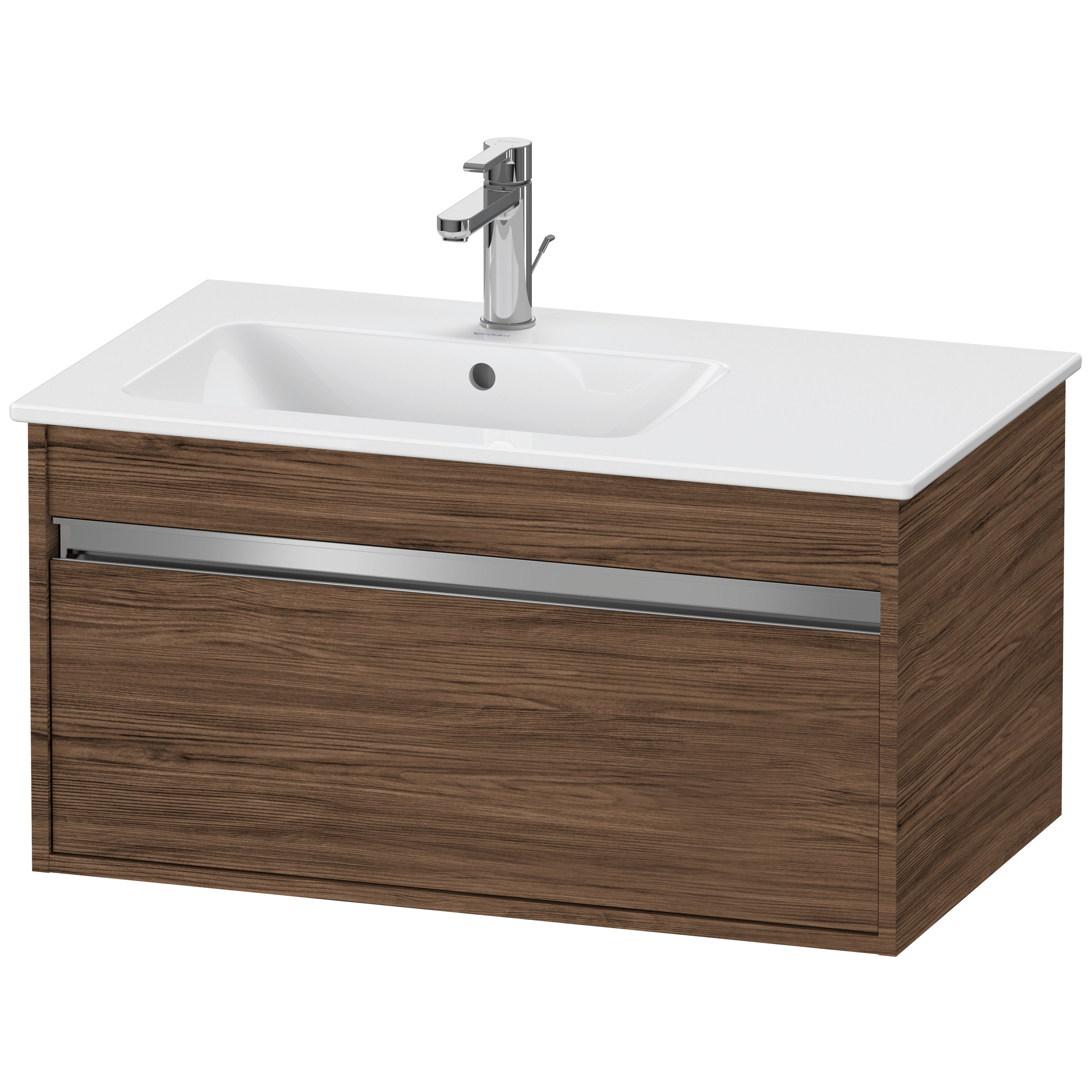 Duravit WTU Ketho f. ME by Starck, 1 Auszug 410x800x475mm, Nussbaum Dunkel