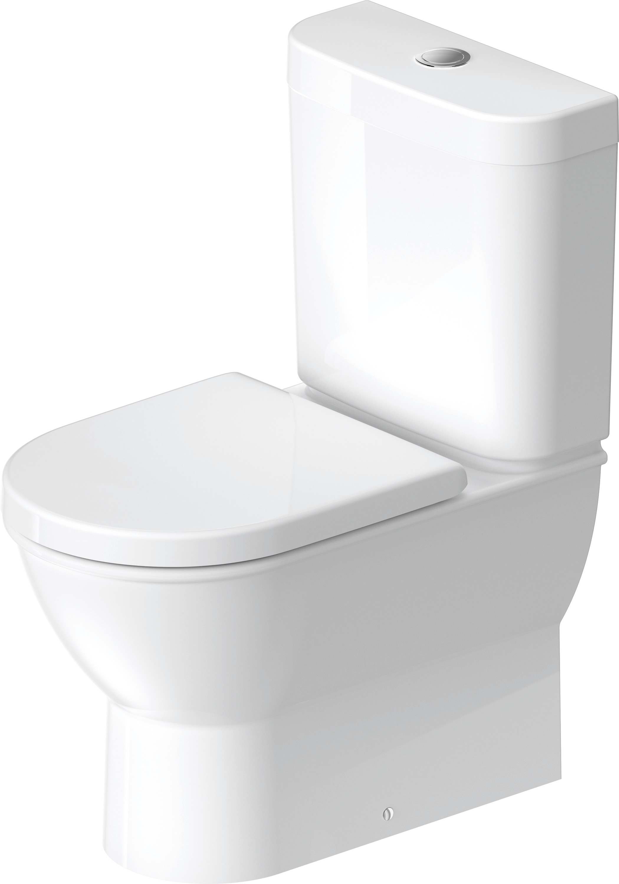 Duravit Stand-WC Kombi Darling New 630 mm Tiefspüler,f.SPK,Abg.Vario,weiß,HYG