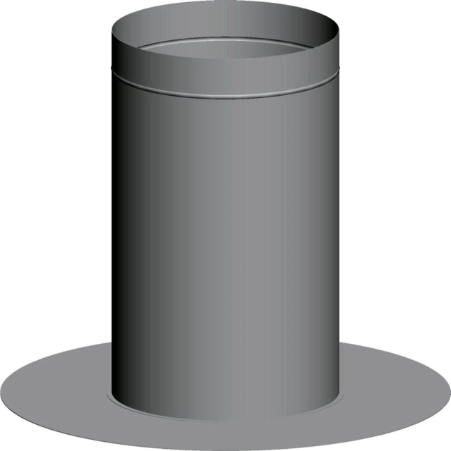 Wolf Flachdachkragen DN300 aus Edelstahl Wolf Flachdachkragen DN300 aus Edelstahl