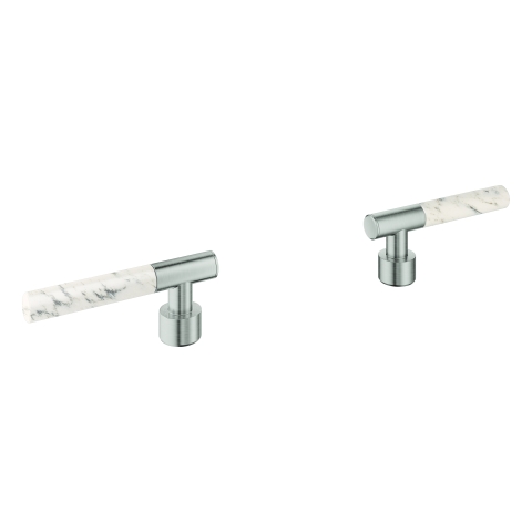 GROHE Hebelgriffe Atrio Private C. 48458 White Attica Caesarstone supersteel