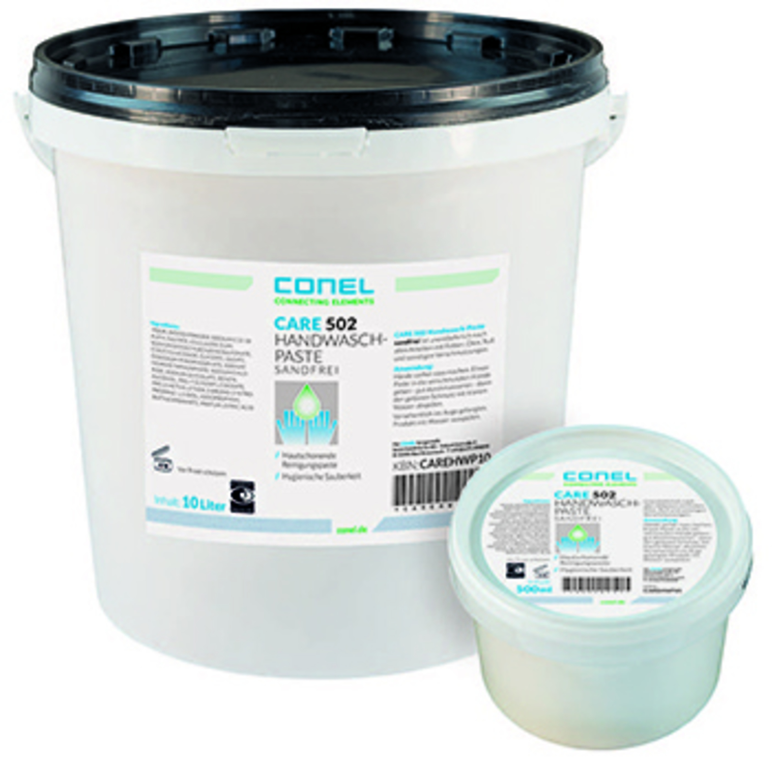 CARE 502 Hand-Waschpaste 500ml Dose Reibekörper sandfrei CONEL CARE 502 Hand-Waschpaste 500ml Dose Reibekörper sandfrei CONEL