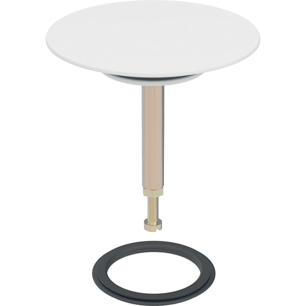 Geberit Ventilstopfen d72/35x5,5 für BW Ablauf, weiß