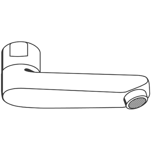 GROHE Gussauslauf 13137 Ausladung 115 mm chrom