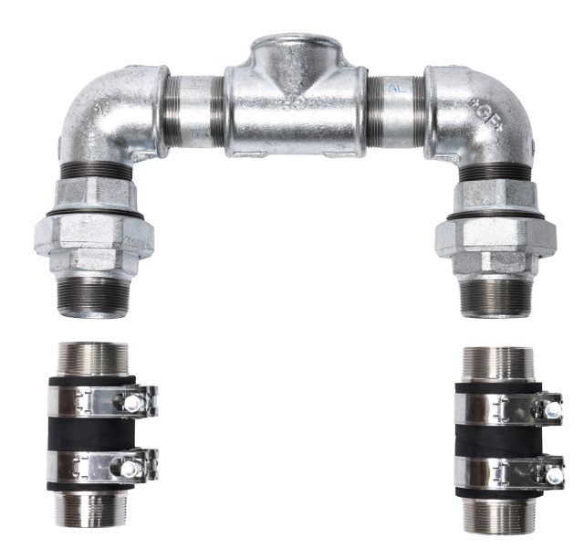 KSB Hosenrohr druckseitig DN 50, St verzinkt