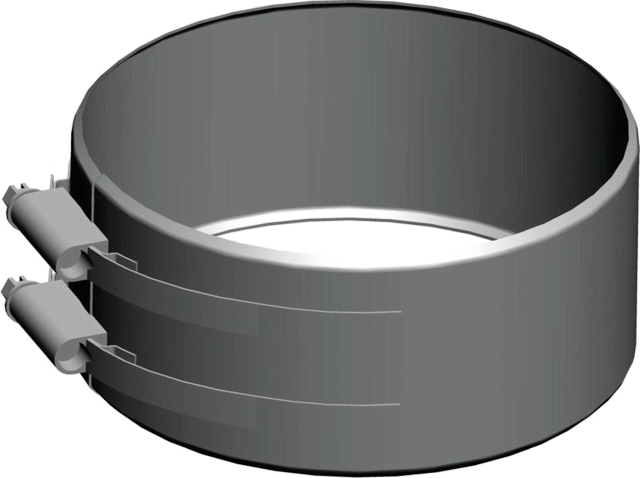 Wolf Klemmband DN110/160 für Luft-/Abgasrohr an der Fassade Wolf Klemmband DN110/160 für Luft-/Abgasrohr an der Fassade