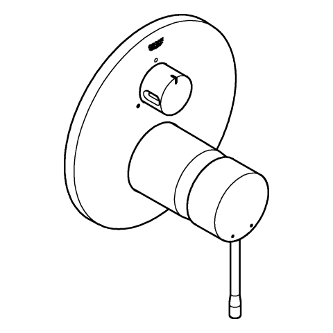 GROHE EH-Batterie Essence 24169_1 FMS für 35604 3-Wege Umstellung supersteel
