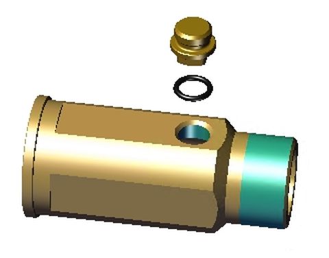 Gruenbeck Einlegeteil mit Impfstelle G 1/4 für softliQ:LB120/120i Gruenbeck Einlegeteil mit Impfstelle G 1/4 für softliQ:LB120/120i