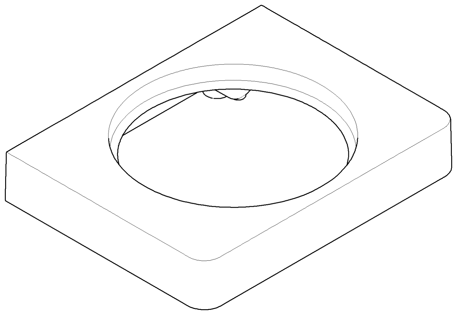 DO Gehäuse für Toilettenbürstengarnitur ET 082301506 152 x 118 x 25 mm Chrom