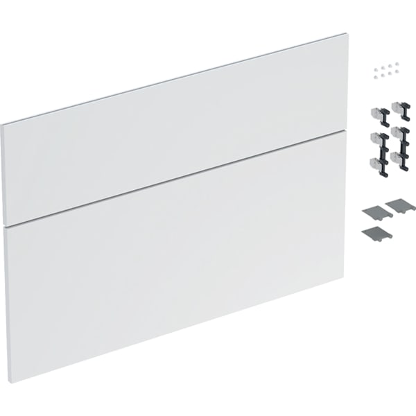 Geberit Schubladenfront Set für iCon für WT B:90cm, weiß matt