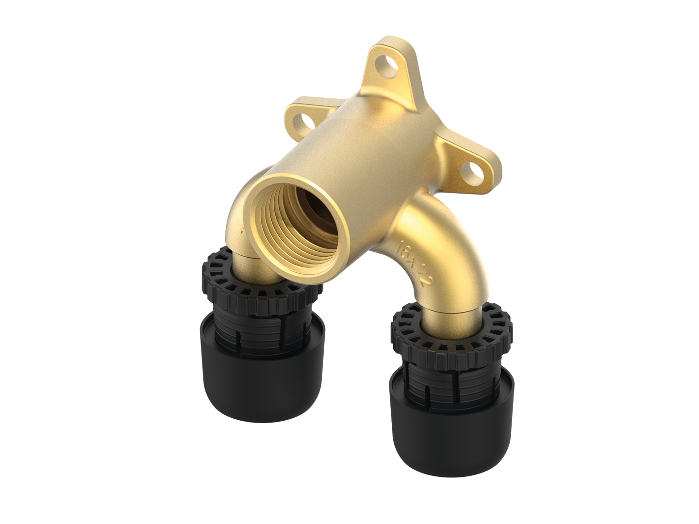 TECElogo-Ax U-Doppelwandscheibe Dimension 16 x Rp 1/2", Siliziumbronze