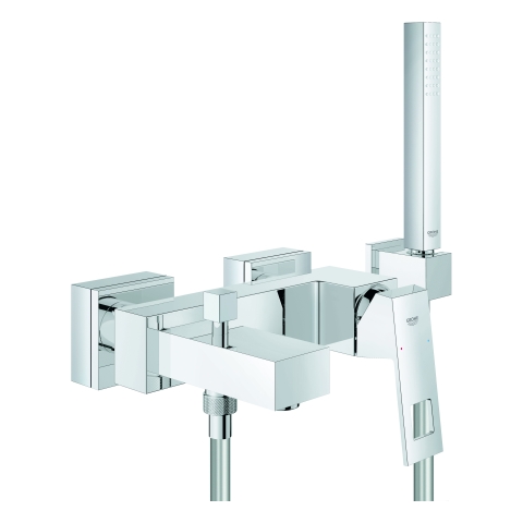 GROHE EH-Wannenbatterie Eurocube 23141 Wandmont. Brausegrt. Euphoria Cube chrom GROHE EH-Wannenbatterie Eurocube 23141 Wandmont. Brausegrt. Euphoria Cube chrom