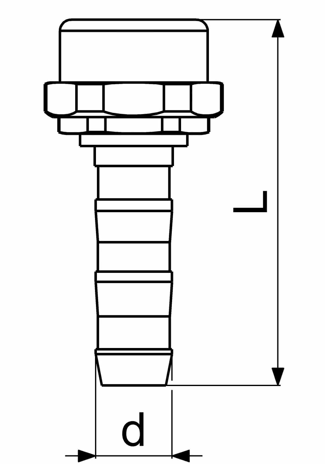 Gartenspritze DN15 1/2", MS Form Siro, mit drehbarem Kopf