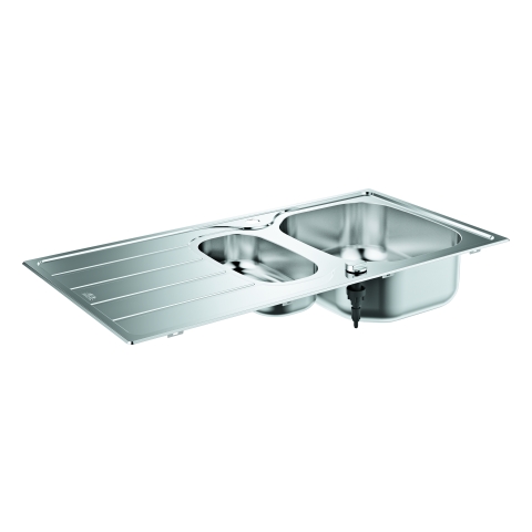 GROHE Edelstahlspüle K200 31564_1 mit 1,5 Becken Abtropffläche 965x500mm