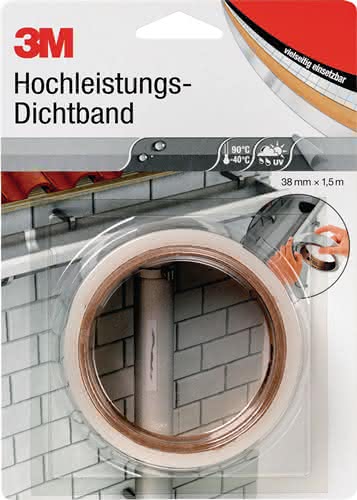 Hochleistungsdichtband transl.L.1,5m B.38mm Rl.3M Hochleistungsdichtband transl.L.1,5m B.38mm Rl.3M