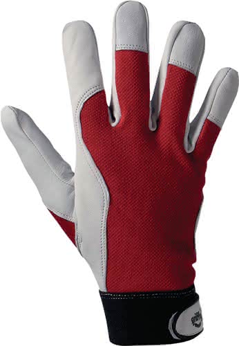 Handschuhe Griffy Gr.8 rot/naturfarben Z iegennappaleder/Interlock auf SB-Karte Handschuhe Griffy Gr.8 rot/naturfarben Z iegennappaleder/Interlock auf SB-Karte